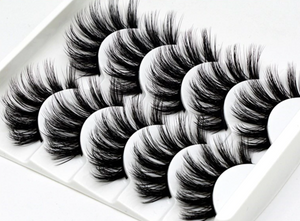 What are false lashes made of?